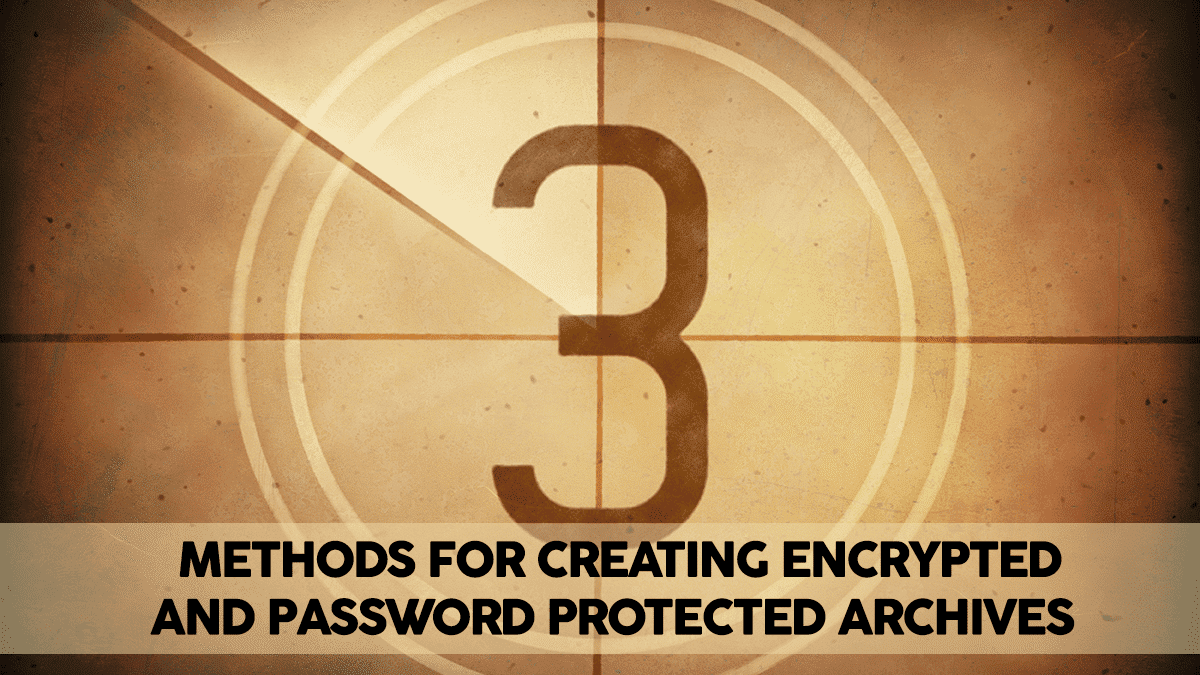 How to Create an Encrypted (Password Protected) Tar or Zip Archive in Linux