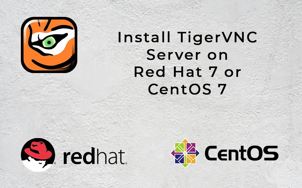 How To Install VNC Server in Red Hat 7 / CentOS 7