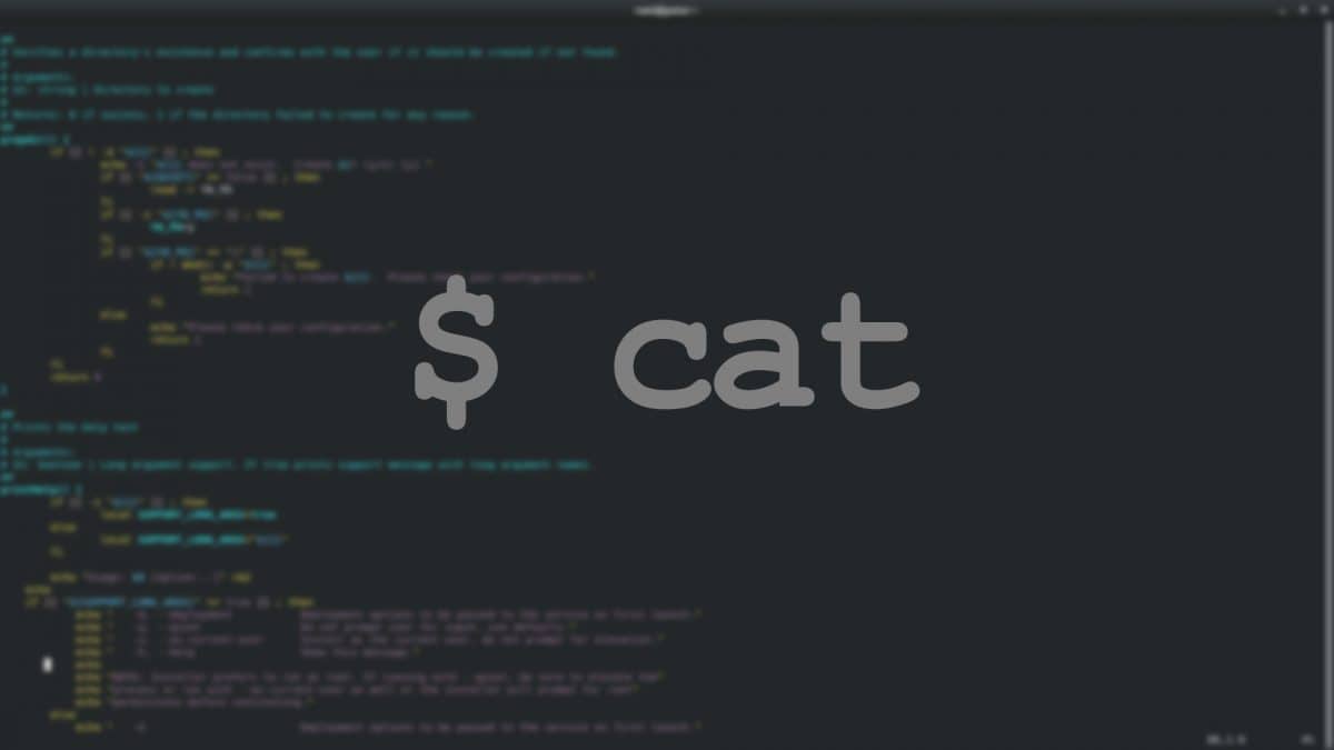 cat Command – Reading and Combining Files in Linux