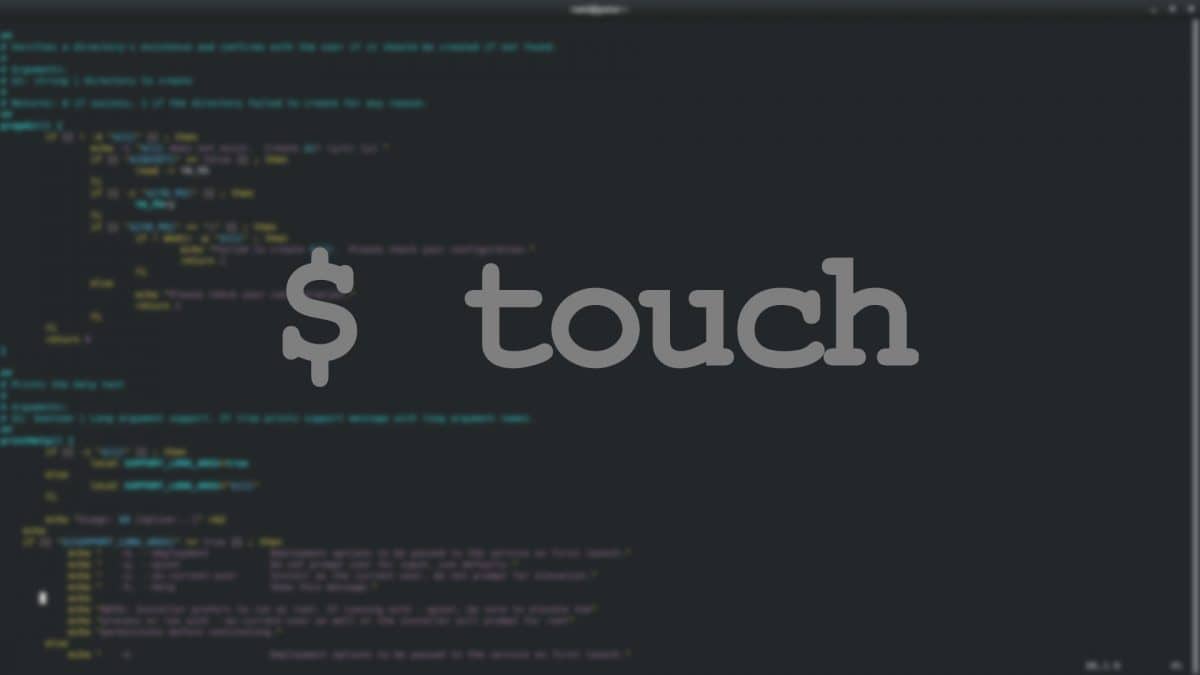 Touch Command - Change File Timestamps and More