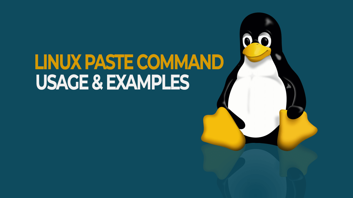 Paste Command - Merge Files on the Linux Command Line
