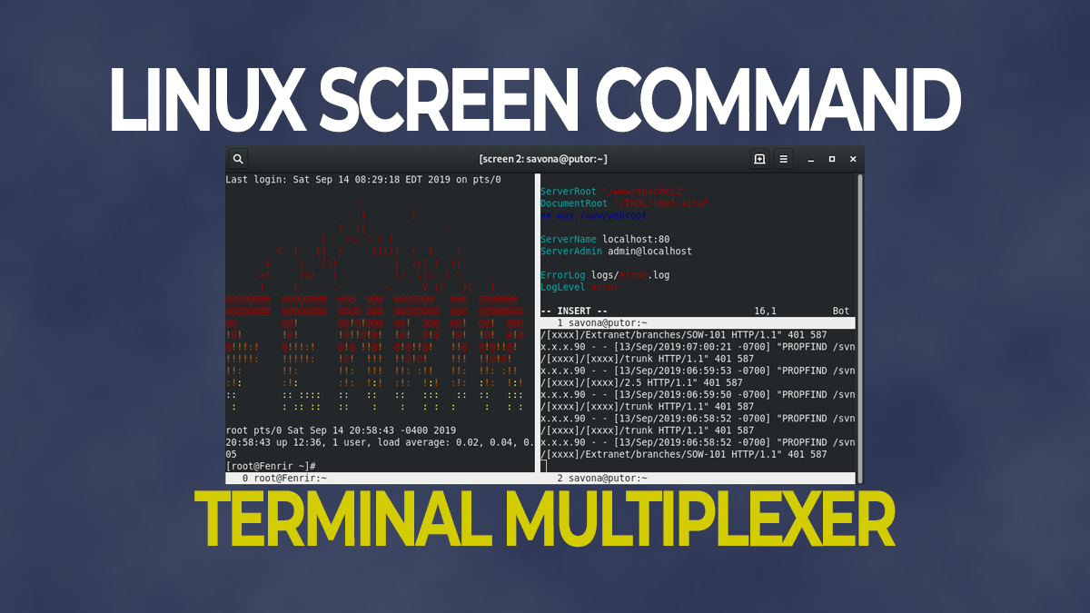 Screen Command - Beginners Guide to Terminal Multiplexing