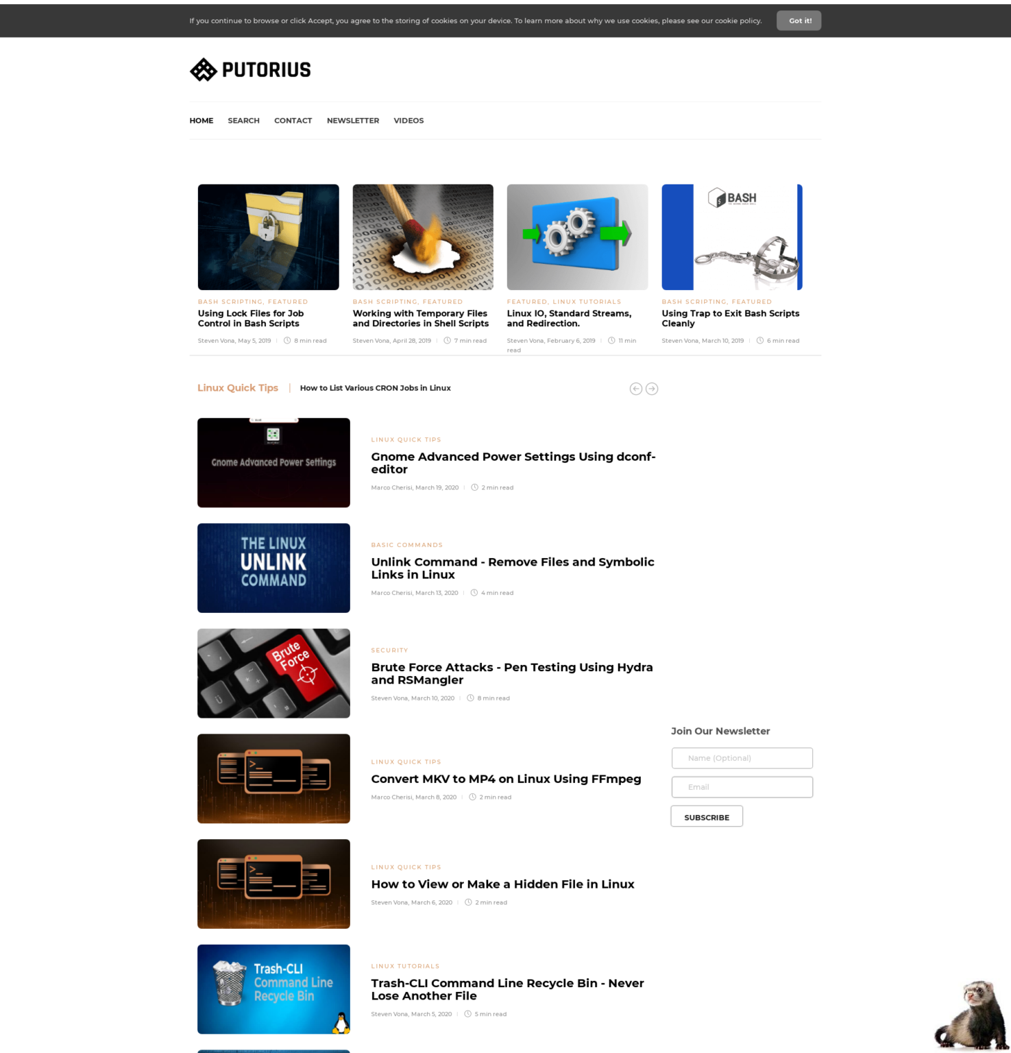 Take Screenshots Of Websites From The Linux Command Line Putorius
