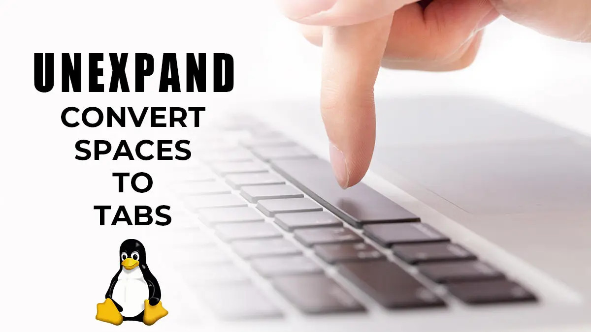 Unexpand - Convert Spaces to Tabs on Linux Command Line