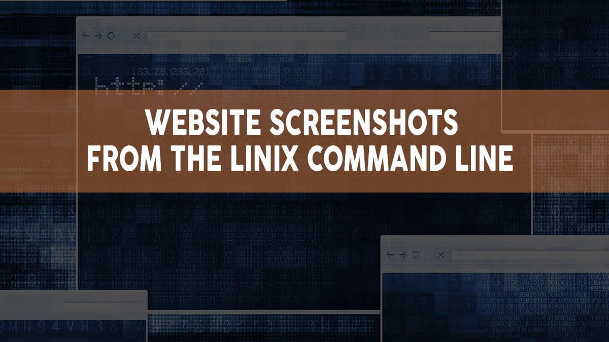 Take Screenshots of Websites from the Linux Command Line