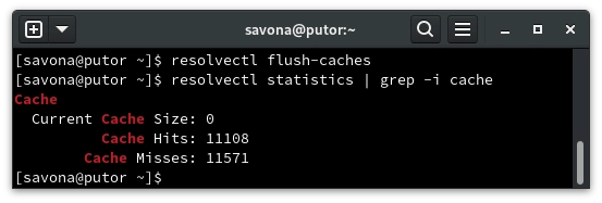 using resolvectl to flush local DNS cache on Linux