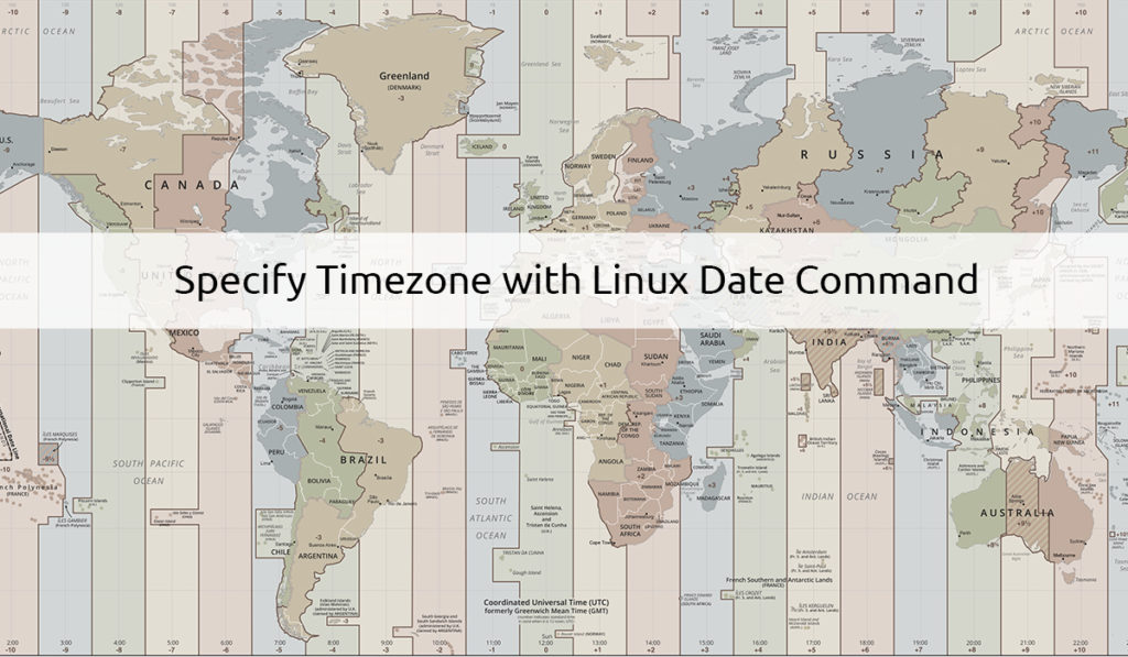 Specify timezone with date command on Linux